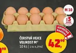 Penny Market ČERSTVÁ VEJCE VELIKOST M, 10 ks nabídka