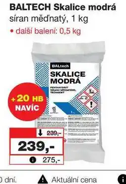 Barvy a laky drogerie BALTECH Skalice modrá síran měďnatý, 1 kg nabídka