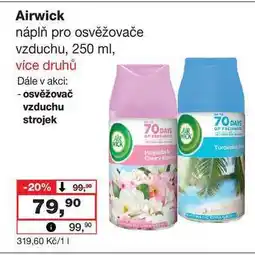 Barvy a laky drogerie Airwick náplň pro osvěžovače vzduchu, 250 ml nabídka