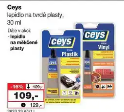 Barvy a laky drogerie Ceys lepidlo na tvrdé plasty, 30 ml nabídka