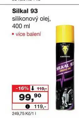 Barvy a laky drogerie Silkal 93 silikonový olej, 400 ml nabídka