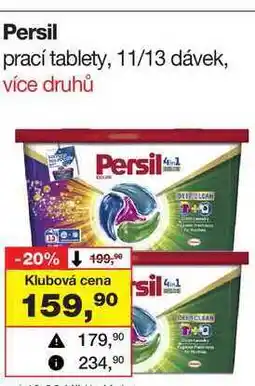 Barvy a laky drogerie Persil prací tablety, 11/13 dávek nabídka