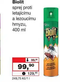 Barvy a laky drogerie Biolit sprej proti letajícímu a lezoucímu hmyzu, 400 ml nabídka