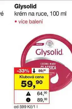 Barvy a laky drogerie Glysolid krém na ruce, 100 ml nabídka