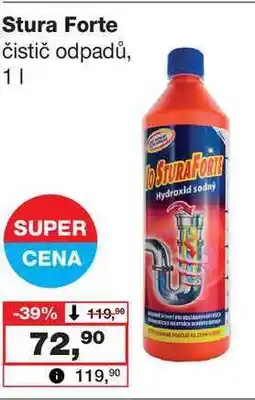 Barvy a laky drogerie Stura Forte čistič odpadů, 1l nabídka
