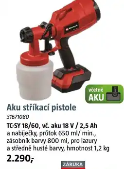 Bauhaus Aku stříkací pistole nabídka