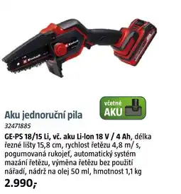 Bauhaus Aku jednoruční pila nabídka