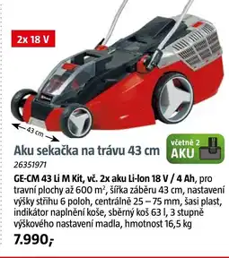 Bauhaus Aku sekačka na trávu 43 cm nabídka