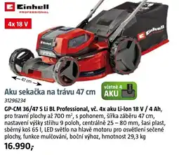 Bauhaus Einhell Aku sekačka na trávu 47 cm nabídka