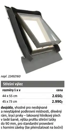 Bauhaus Střešní výlez nabídka
