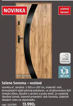 Bauhaus Selene Sonoma - ocelové nabídka