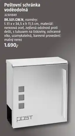 Bauhaus Poštovní schránka voděodolná nabídka