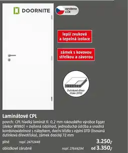 Bauhaus Laminátové CPL nabídka