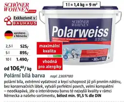 Bauhaus Polární bílá barva nabídka