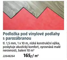 Bauhaus Podložka pod vinylové podlahy s parozábranou nabídka