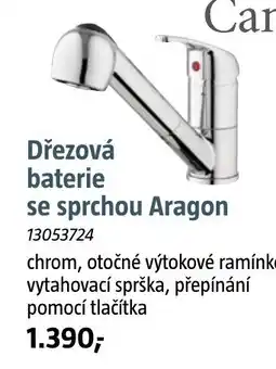Bauhaus Dřezová baterie se sprchou Aragon nabídka