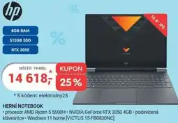 Planeo Elektro HP Herní notebook nabídka