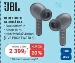Planeo Elektro JBL Bluetooth sluchátka nabídka