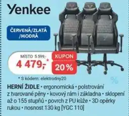 Planeo Elektro Herní židle nabídka