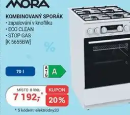 Planeo Elektro MORA Kombinovaný sporák nabídka