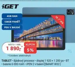 Planeo Elektro iGET Tablet nabídka