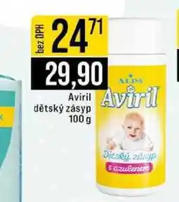 Jip Aviril dětský zásyp 100 g nabídka