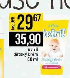Aviril dětský krém Aviril 50 ml