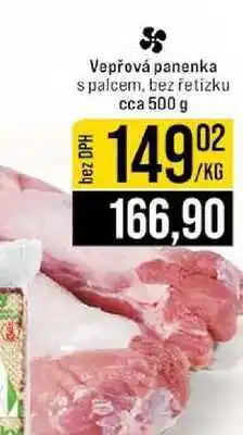 Jip Vepřová panenka s palcem, bez řetízku cca 500 g nabídka