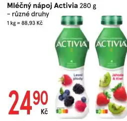 Žabka Mléčný nápoj Activia nabídka