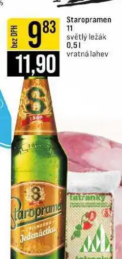 Jip Staropramen světlý ležák 0,5l nabídka
