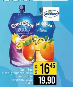 Jip Capri-Sun višeň +granátové jablko multivitmin mango+maracuja 0.33l nabídka
