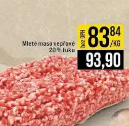 Jip Mleté maso vepřové 20% tuku 1kg nabídka