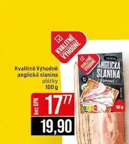 Jip Kvalitně Výhodně anglická slanina plátky 100 g nabídka