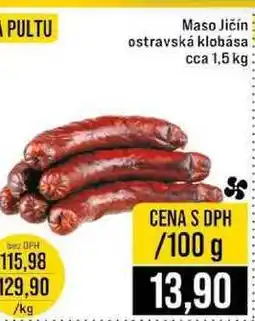 Jip Maso Jičín ostravská klobása cca 1,5 kg nabídka