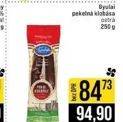Jip Gyulai pekelnȧ klobása ostrá 250 g nabídka