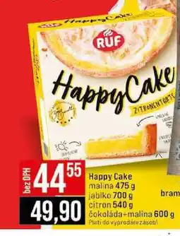Jip Happy Cake malina 475 g jablko 700 g citron 540 g čokoláda+malina 600 g nabídka