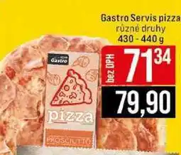 Jip Gastro Servis pizza různé druhy 430-440 g nabídka