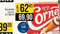 Jip Cornetto jahoda 6 x 90 ml nabídka
