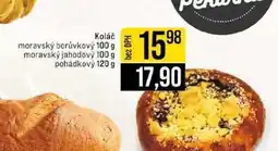 Jip Koláč moravský borůvkový 100 g moravský jahodový 100 g pohádkový 120 g nabídka