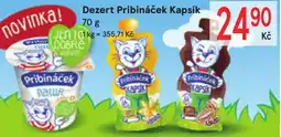 Žabka Dezert Pribináček Kapsík nabídka