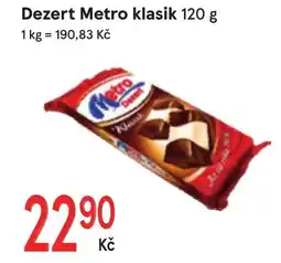 Žabka Dezert Metro klasik nabídka