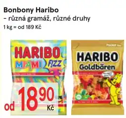 Žabka Bonbony Haribo nabídka