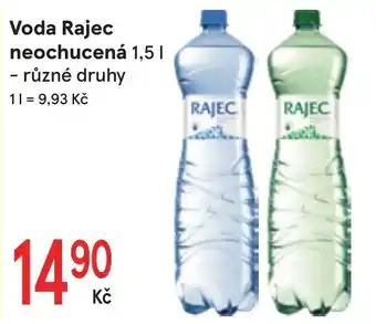 Žabka Voda Rajec neochucená nabídka