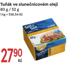Žabka Tuňák ve slunečnicovém oleji nabídka