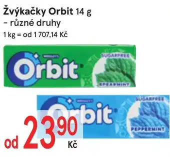 Žabka Žvýkačky Orbit nabídka
