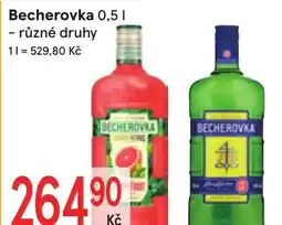 Žabka Becherovka nabídka