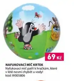 Wiky Nafukovací míč krtek nabídka