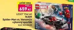 Wiky LEGO® Marvel Spider-Man vs. Venomův výkonný sporťák nabídka