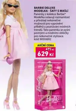Wiky Barbie deluxe modelka - šaty s mašlí nabídka