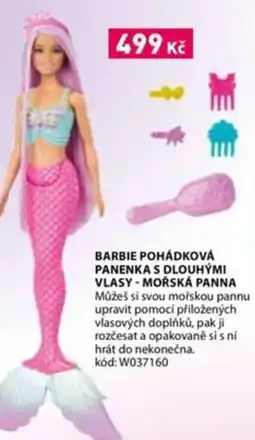 Wiky Barbie pohádková panenka s dlouhými vlasy - mořská panna nabídka